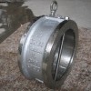H76H對(duì)夾式蝶形止回閥、不銹鋼對(duì)夾式止回閥