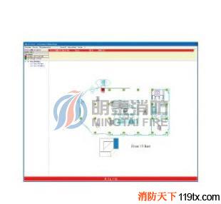 德探消防VD基本11 火災(zāi)報(bào)警圖型顯示軟件