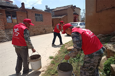 馬龍區納章鎮新時代文明實踐活動助力國家衛生鄉鎮創建